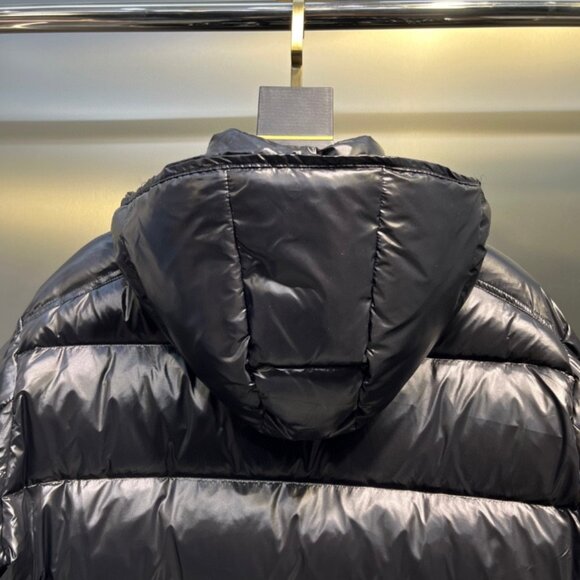 Moncler Shiny Men's Black Puffer Jacket - Picture 6 of 9